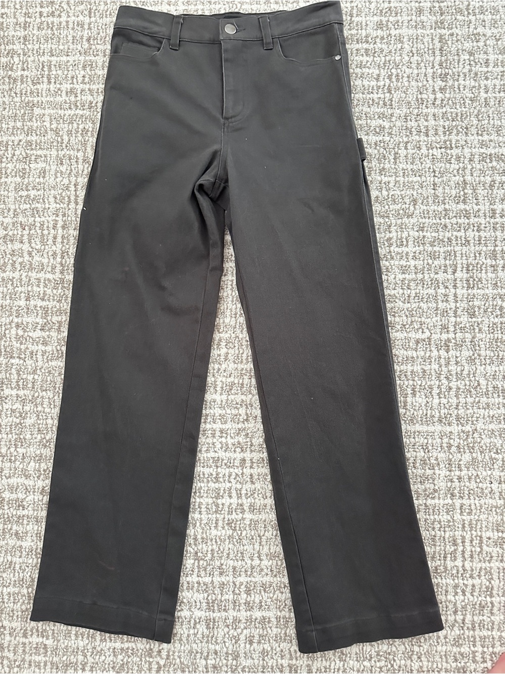 Treasure & Bond Boys Cargo Utility Grey Cotton Pants, Sz 12, Preowned